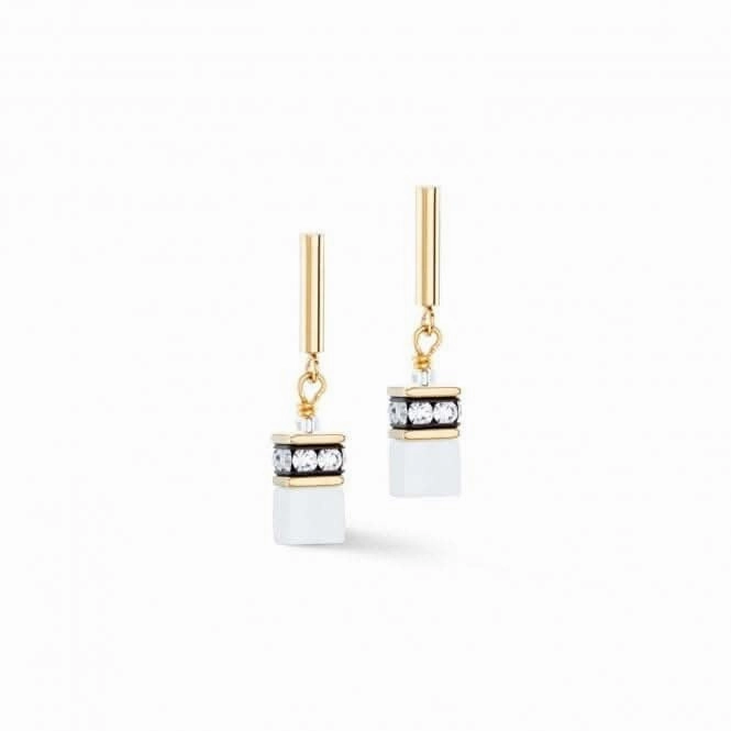 Stainless Steel White Gold Ear Studs 2810/21-1416
