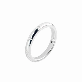 Star set Zirconia Band Ring 1392CZ