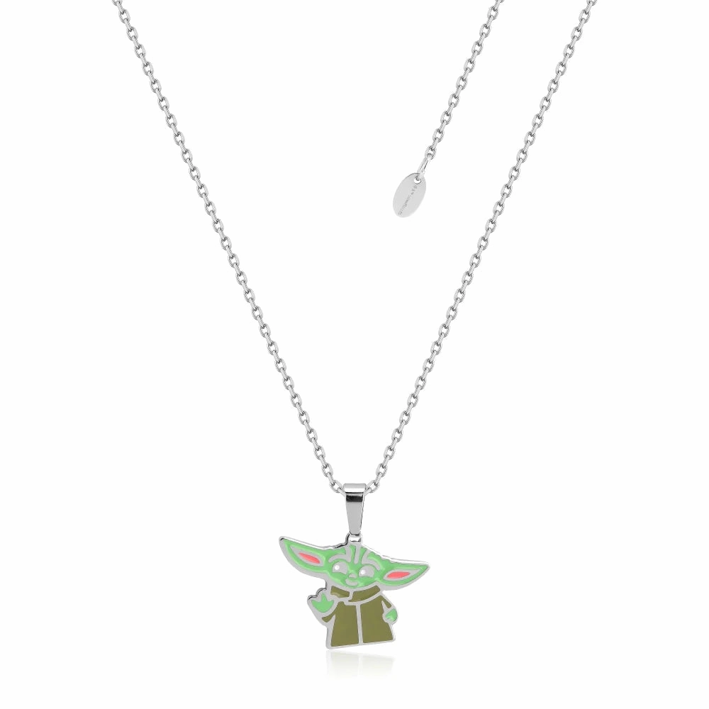 Star Wars - The Mandalorian Child Yoda - Necklace & Earring