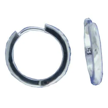 Sterling Silver Hawaiian Scroll Wire Hoop Earrings (S/L)