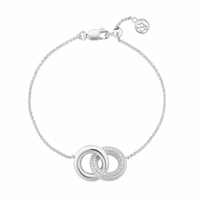 Sterling Silver Carrara Bracelet SJ-B2477-CZ