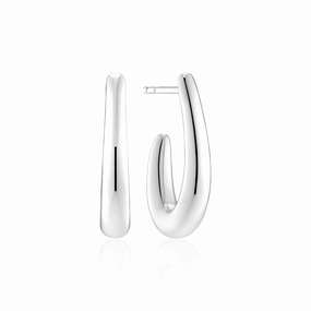 Sterling Silver Goccia Pianura Parvus EarringsSJ-E2486
