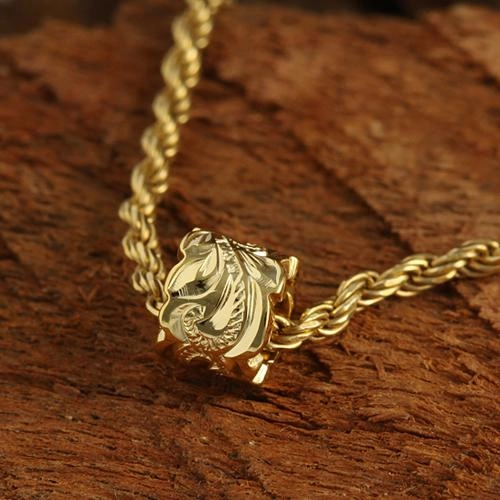 Sterling Silver Hawaiian Scroll Cut Out Edge Barrel Pendant (Silver/Pink Gold/Yellow Gold) (S/M) (Chain Sold Separately)