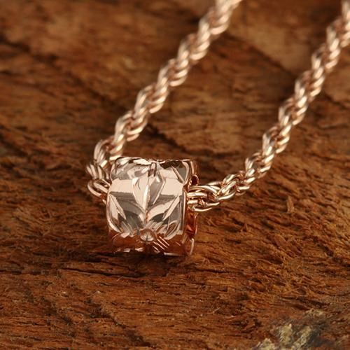 Sterling Silver Hawaiian Scroll Cut Out Edge Barrel Pendant (Silver/Pink Gold/Yellow Gold) (S/M) (Chain Sold Separately)
