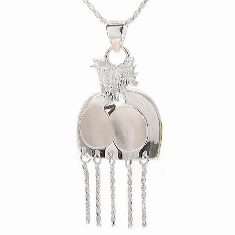 Sterling Silver Helmet Pendant (S/L/XL) (Chain Sold Separately)