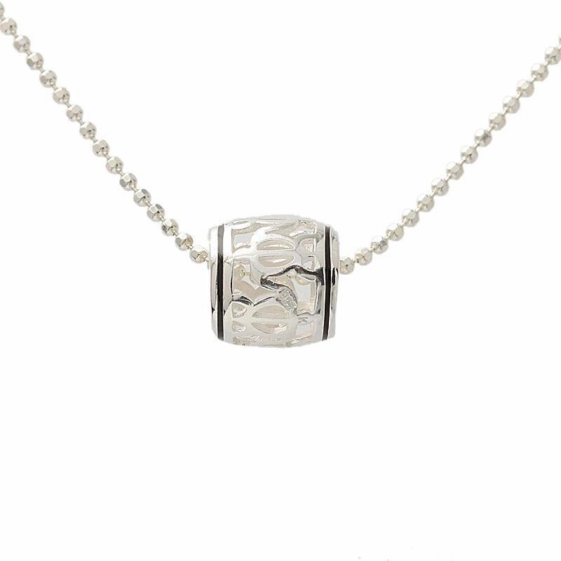 Sterling Silver Honu (Hawaiian Turtle) Black Border Barrel Pendant (S/M/L) (Chain Sold Separately)