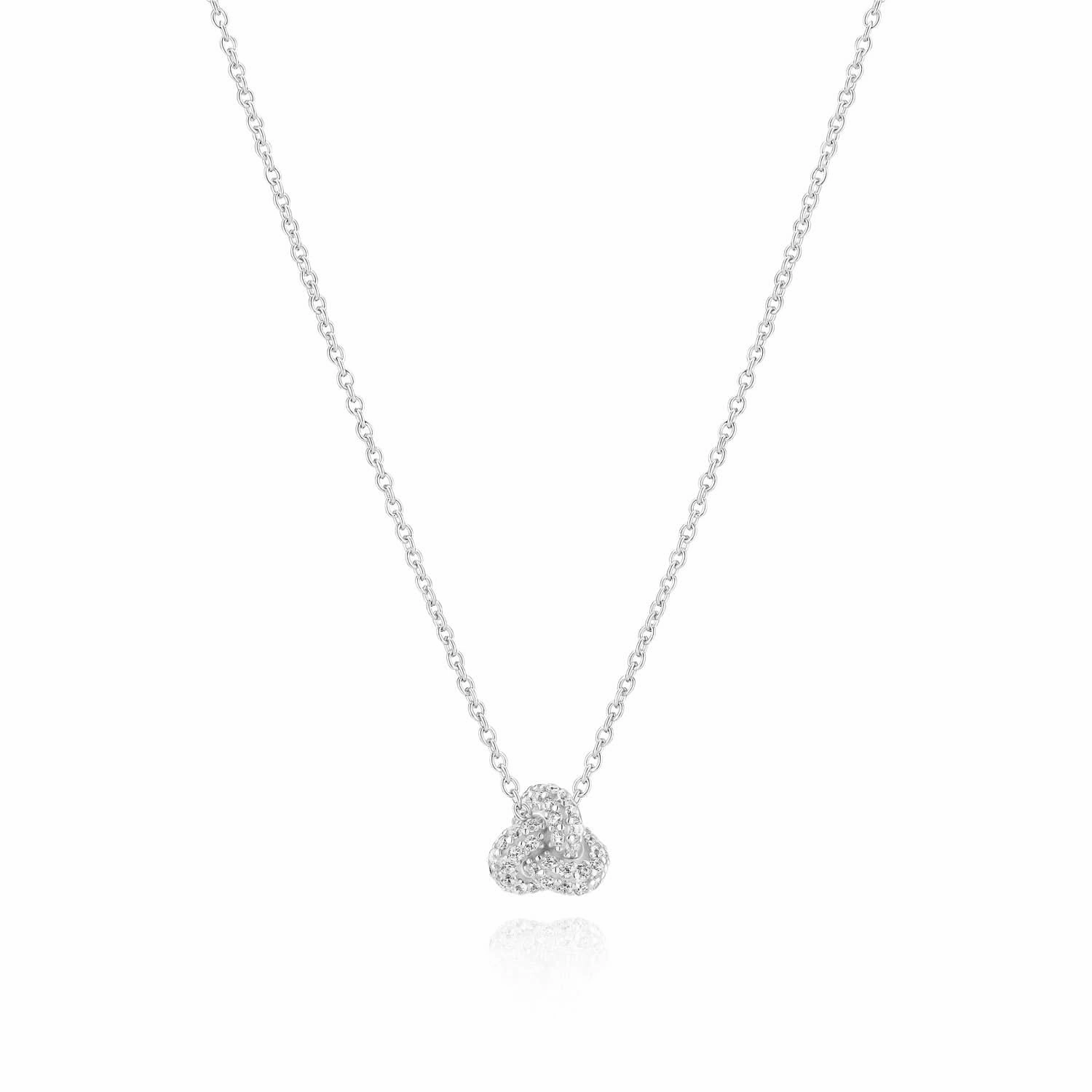 Sterling Silver Imperia Piccolo Necklace SJ-N10751-CZ