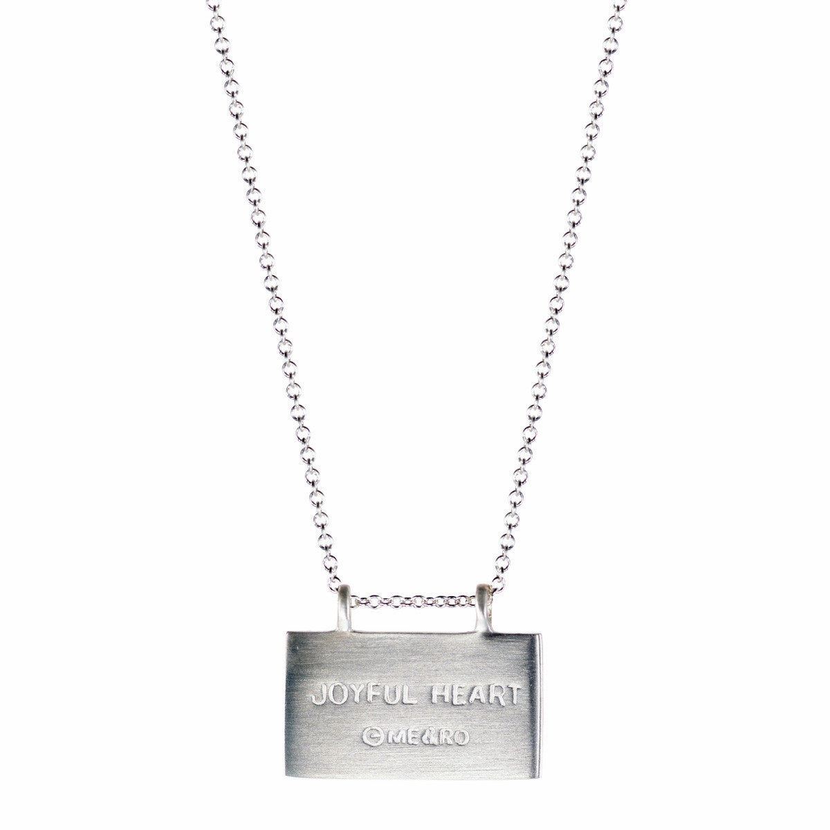 Sterling Silver Joyful Heart Foundation Fearlessness Pendant