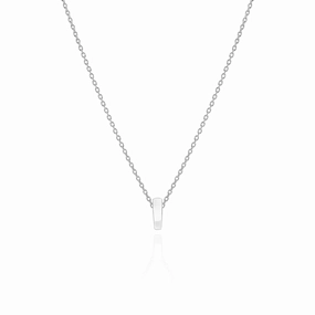 Sterling Silver Lock Charm Necklace SJ-LOCKCHARMNECKLACE