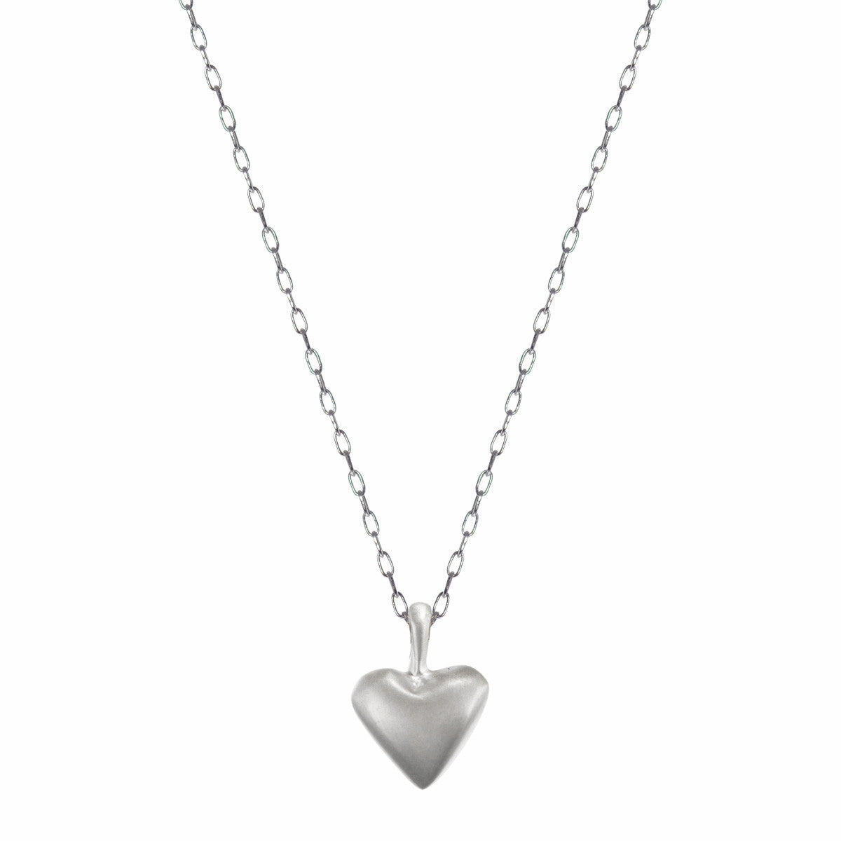 Sterling Silver Medium Heart Pendant