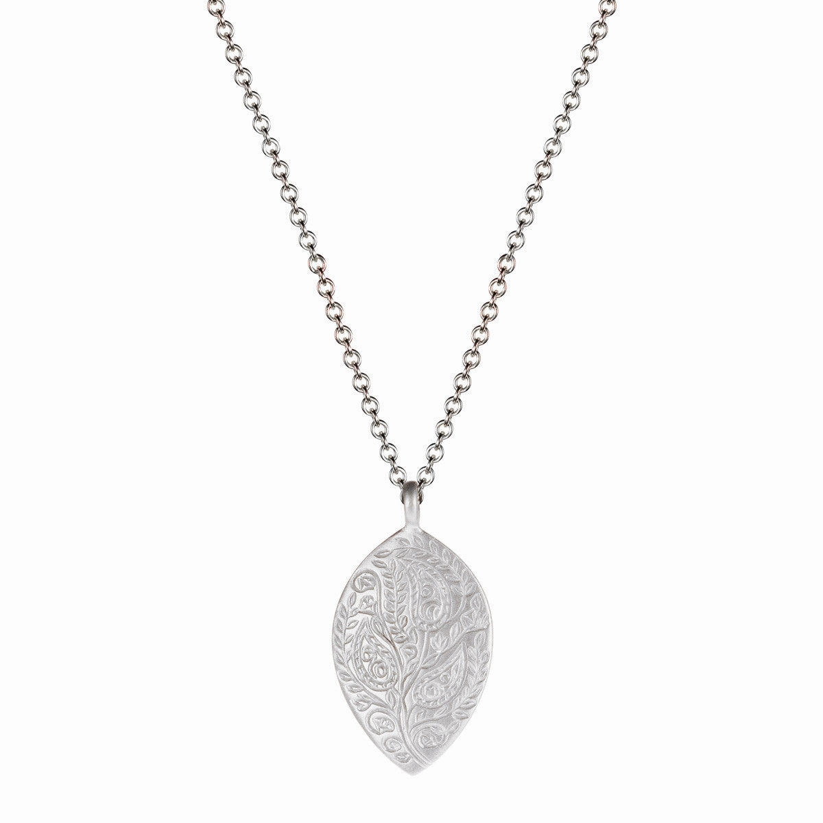 Sterling Silver Medium Paisley Pendant