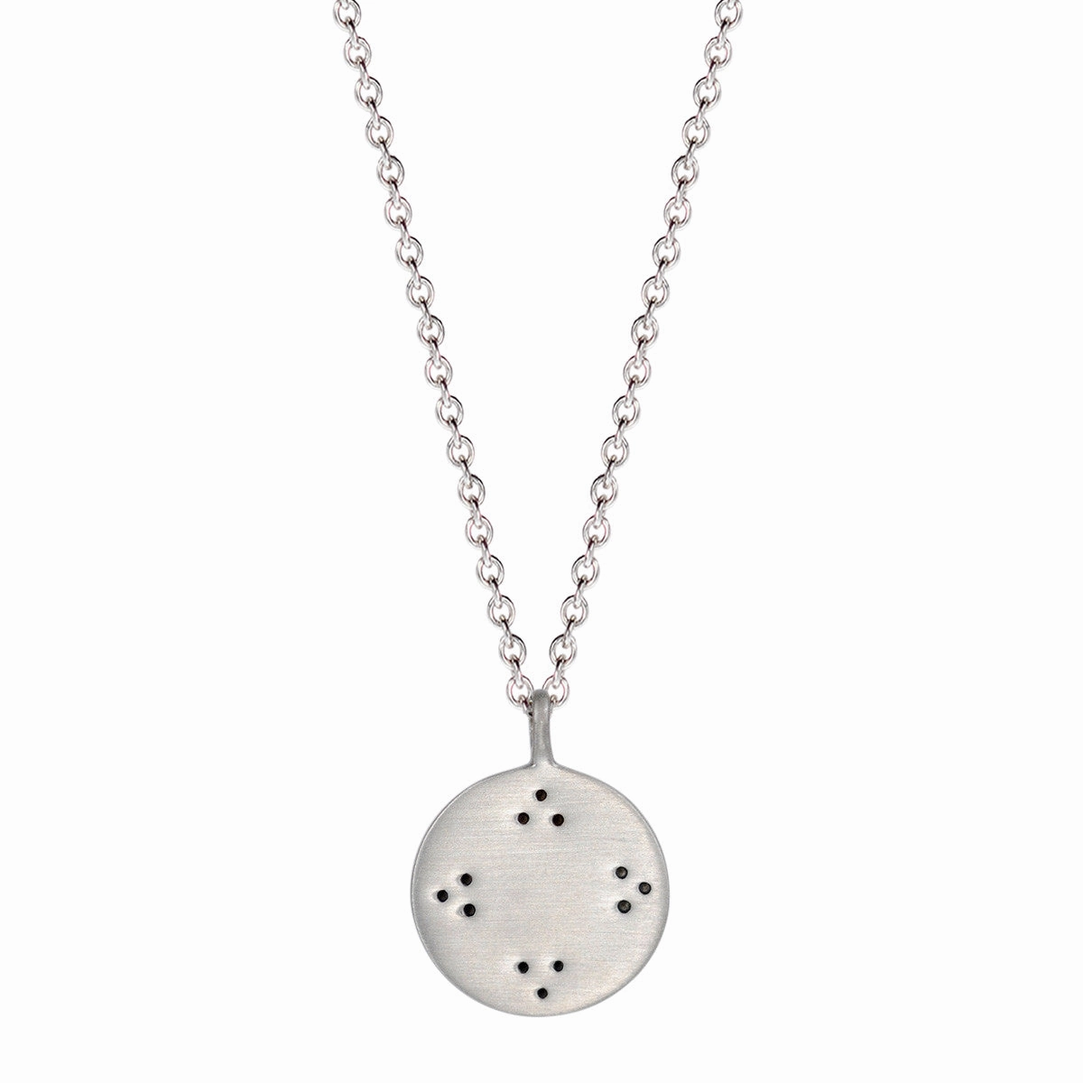 Sterling Silver Small Tibetan Mirror Pendant