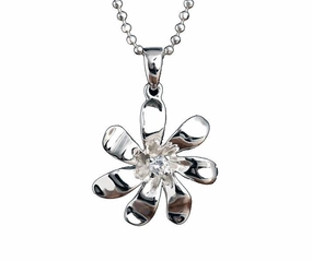 Sterling Silver Tiare Pendant (Chain Sold Separately)