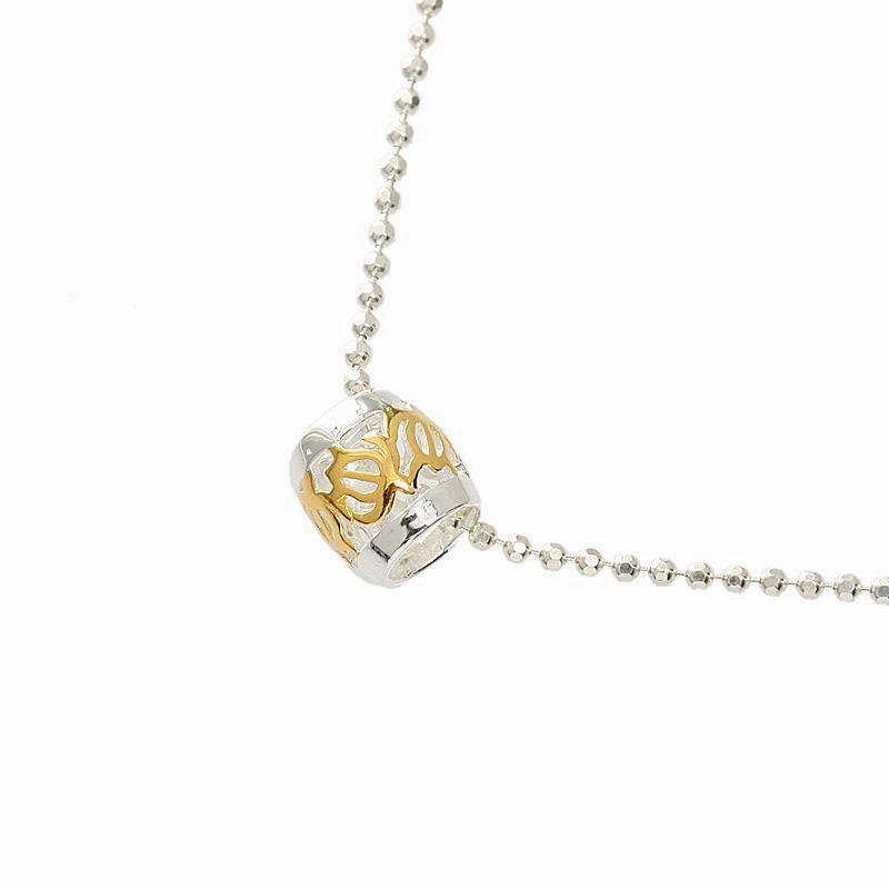 Sterling Silver Two Tone Yellow Gold Plated Honu (Turtle) Barrel Pendant (Chain Sold Separately)