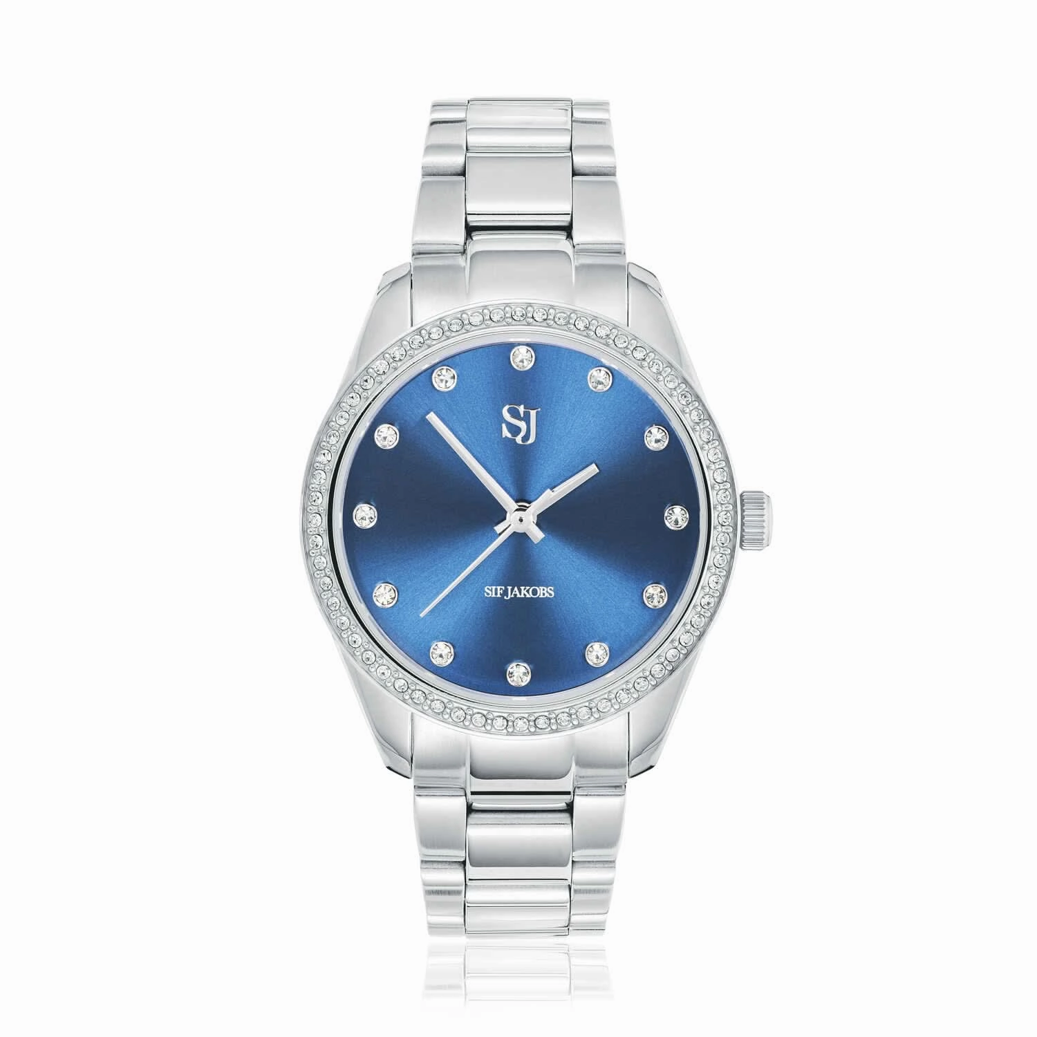 Sterling Silver Valeria Set Blue SJ-W2308SET-CZ