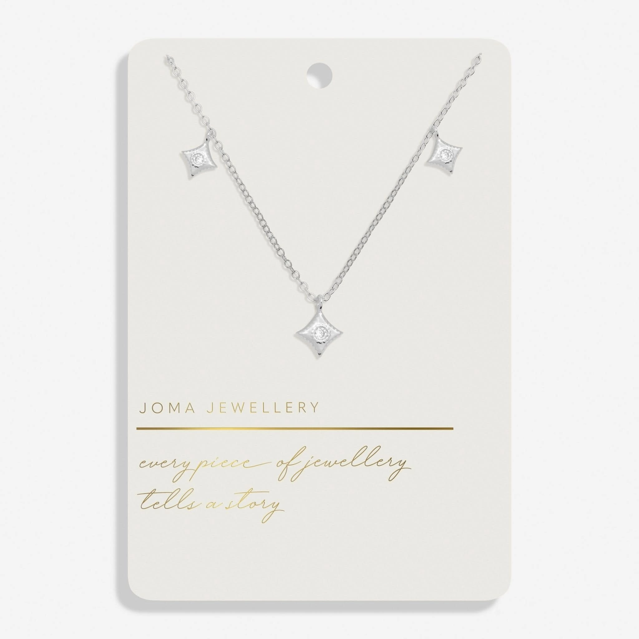 Style Stories Scatter Charm Silver Plated Necklace 7720