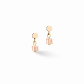 Swarovski Crystal Apricot Ear Studs 4357/21-0230