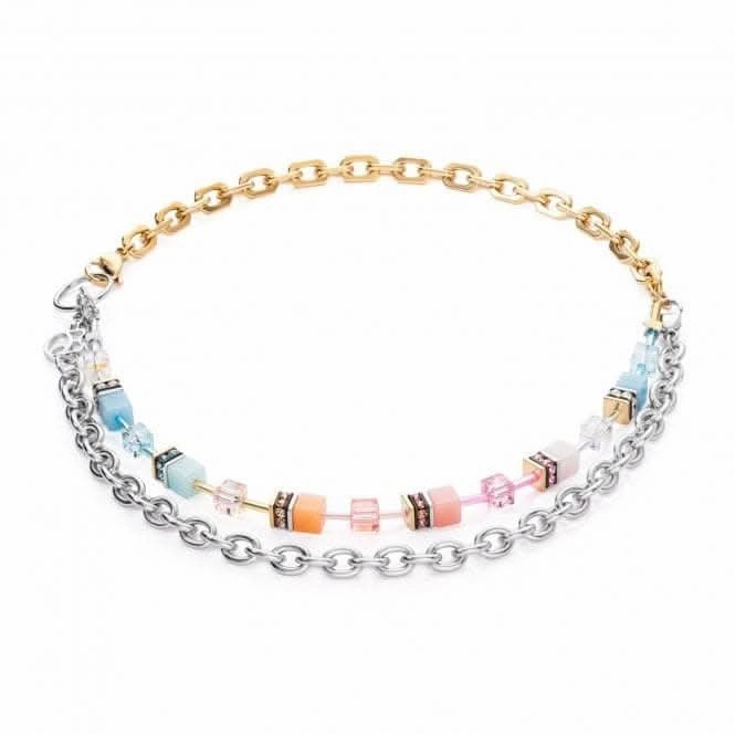Swarovski Crystal Aqua Apricot Necklace 4713/10-2028