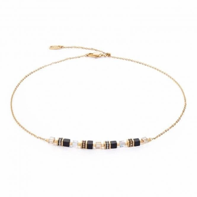 Swarovski Crystal Black Gold Necklace 5076/10-1316
