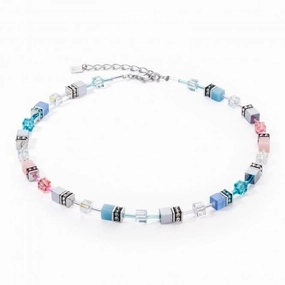 Swarovski Crystal Blue Rose Necklace 4023/10-0719