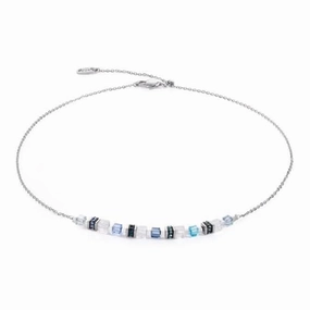 Swarovski Crystal Blue Silver Necklace 5076/10-0717