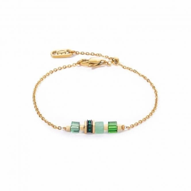 Swarovski Crystal Green Gold Bracelet 5076/30-0516