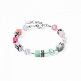Swarovski Crystal Green Pink Bracelet 4023/30-0504