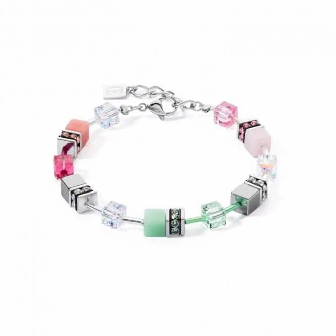 Swarovski Crystal Green Pink Bracelet 4023/30-0504
