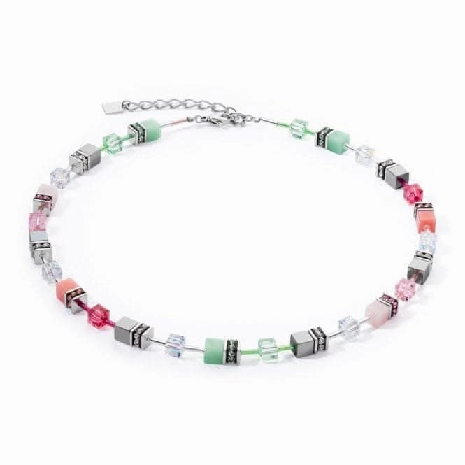 Swarovski Crystal Green Pink Necklace 4023/10-0504