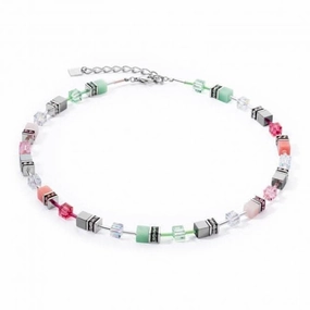 Swarovski Crystal Green Pink Necklace 4023/10-0504