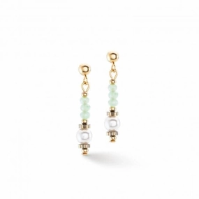 Swarovski Crystal Light Green Ear Studs 4434/21-0520