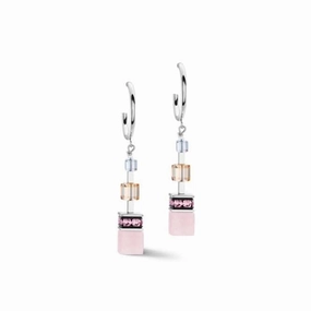 Swarovski Crystal Lightblue Beige Earrings 3039/21-0738