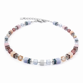 Swarovski Crystal Lightblue Beige Necklace 3039/10-0738