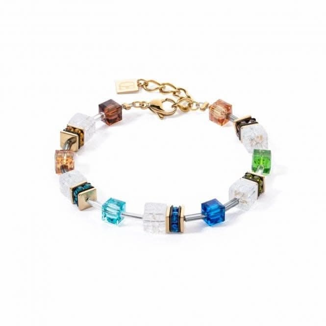 Swarovski Crystal Multicolour Gold Bracelet 3018/30-1516