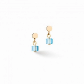 Swarovski Crystal Multicolour Turquoise Ear Studs 4357/21-1506