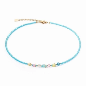 Swarovski Crystal Multicolour Turquoise Necklace 4357/10-1506