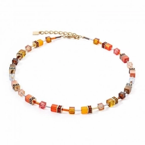 Swarovski Crystal Orange Brown Necklace 2838/10-0211