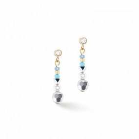 Swarovski Crystal Turquoise Earrings 2035/21-0600