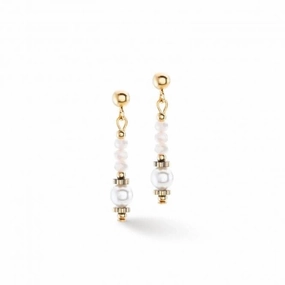 Swarovski Crystal White Ear Studs 4434/21-1400