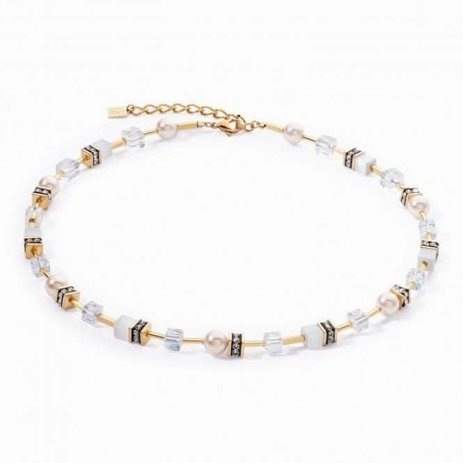 Swarovski Crystal White Gold Necklace 4081/10-1416