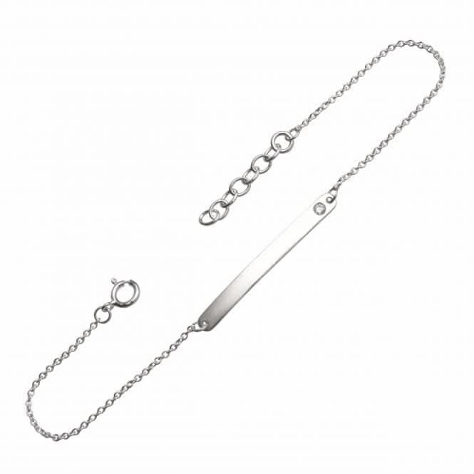 Tag Chain Zirconia 7" Bracelet 76813CZ