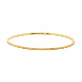 Thin Glitter Stainless Steel Bangle - 3 Colours