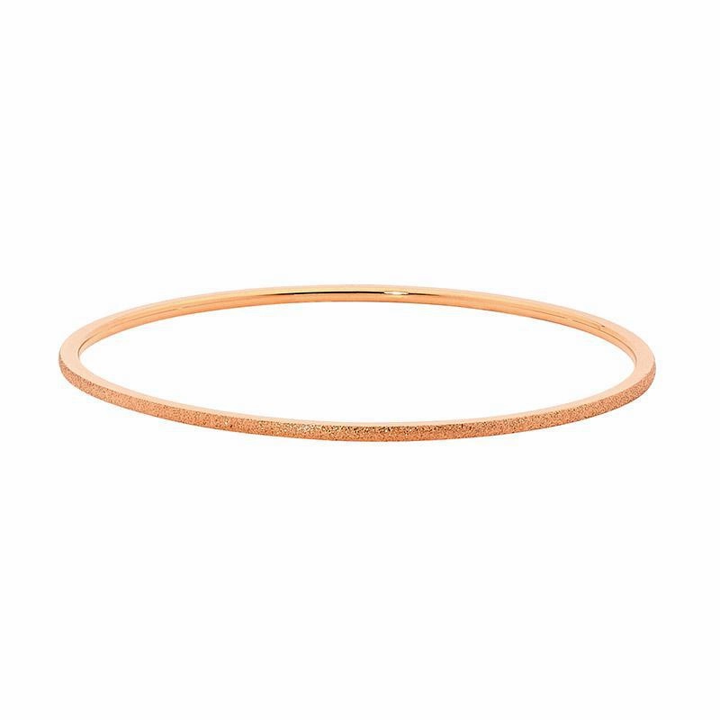 Thin Glitter Stainless Steel Bangle - 3 Colours