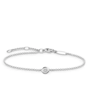 Thomas Sabo Glam And Soul Sterling Silver Diamond Sparkling Bracelet