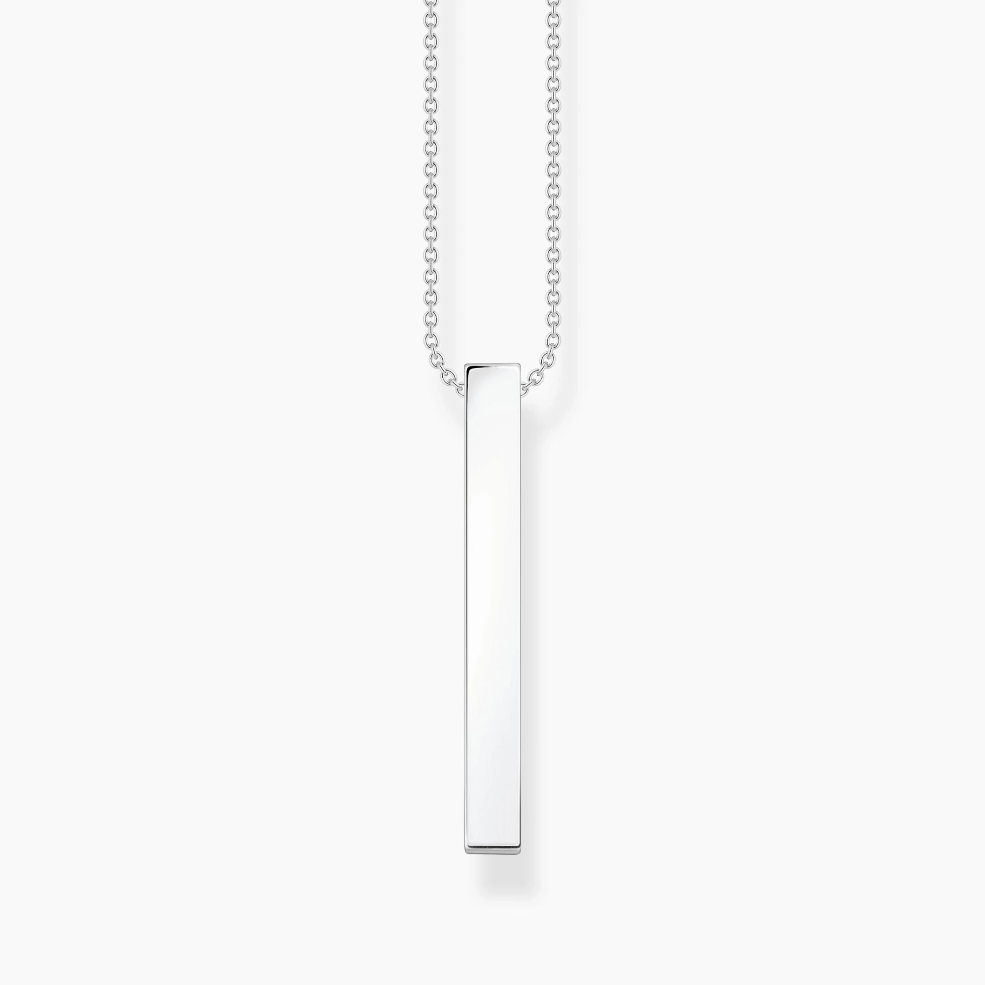 Thomas Sabo 9 White Stones Silver Necklace