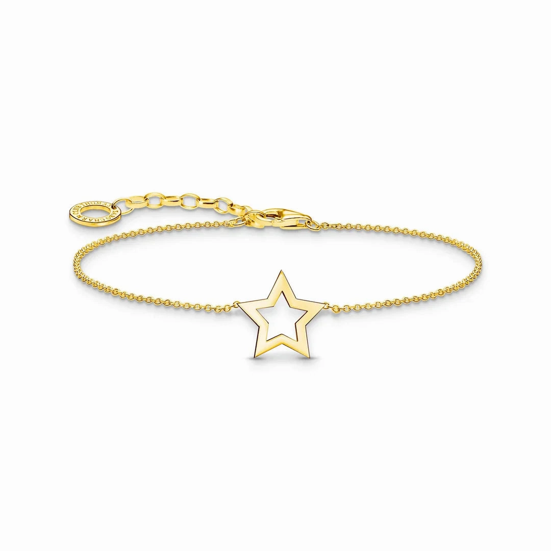 Thomas Sabo - Open Star Bracelet Gold Plate