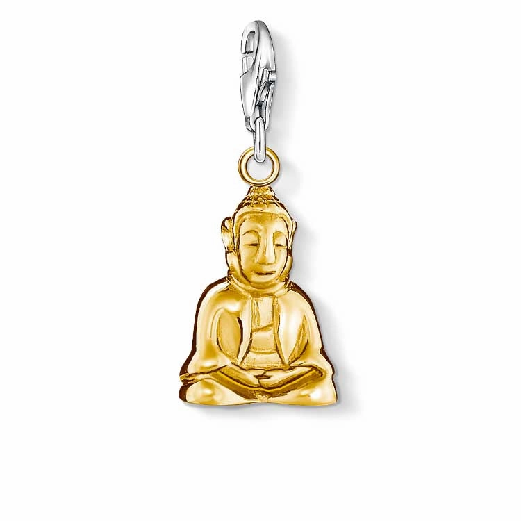 Thomas Sabo Charm Club Gold Plate Buddha Charm - CC962