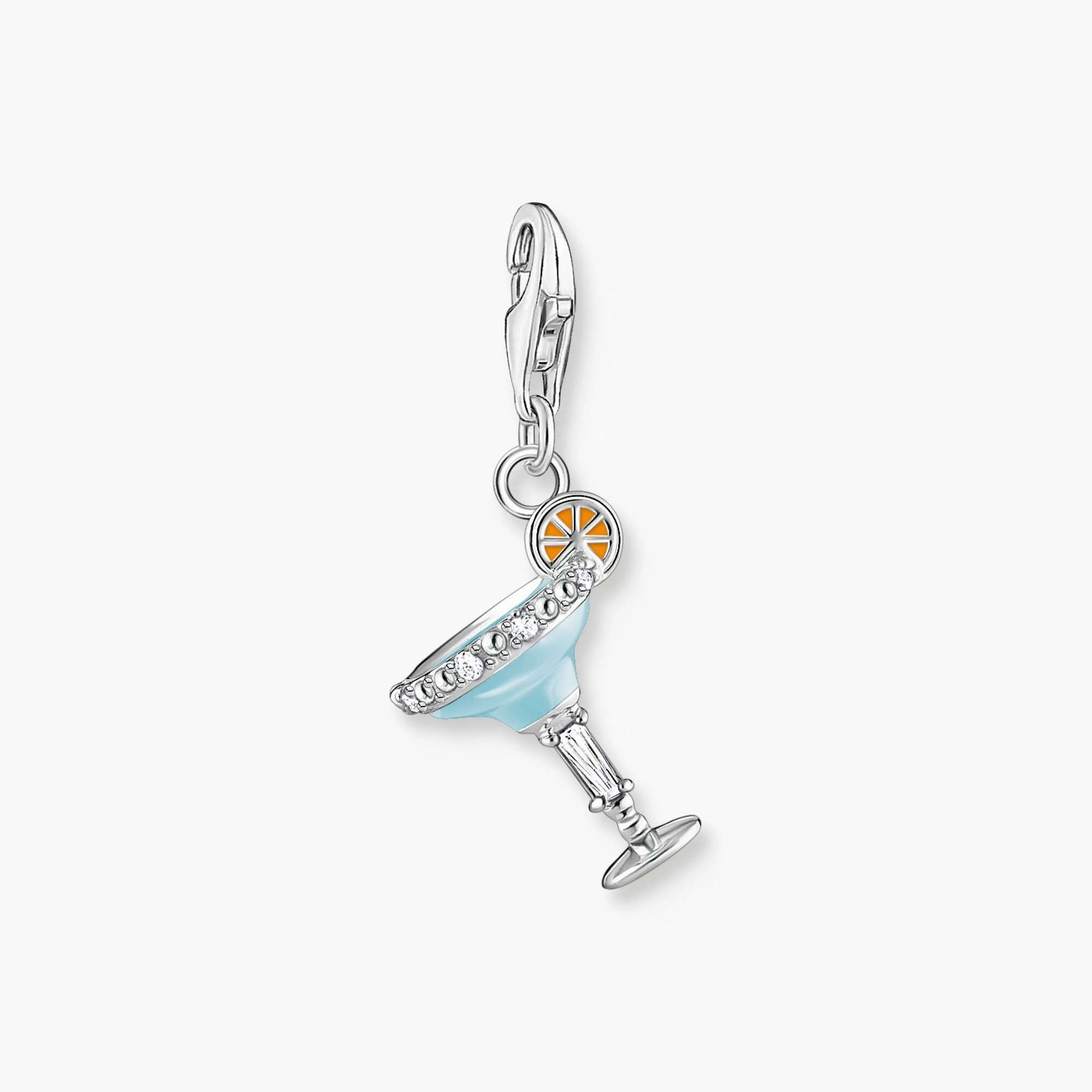 Thomas Sabo Charm Club Sterling Silver Blue Cocktail Charm