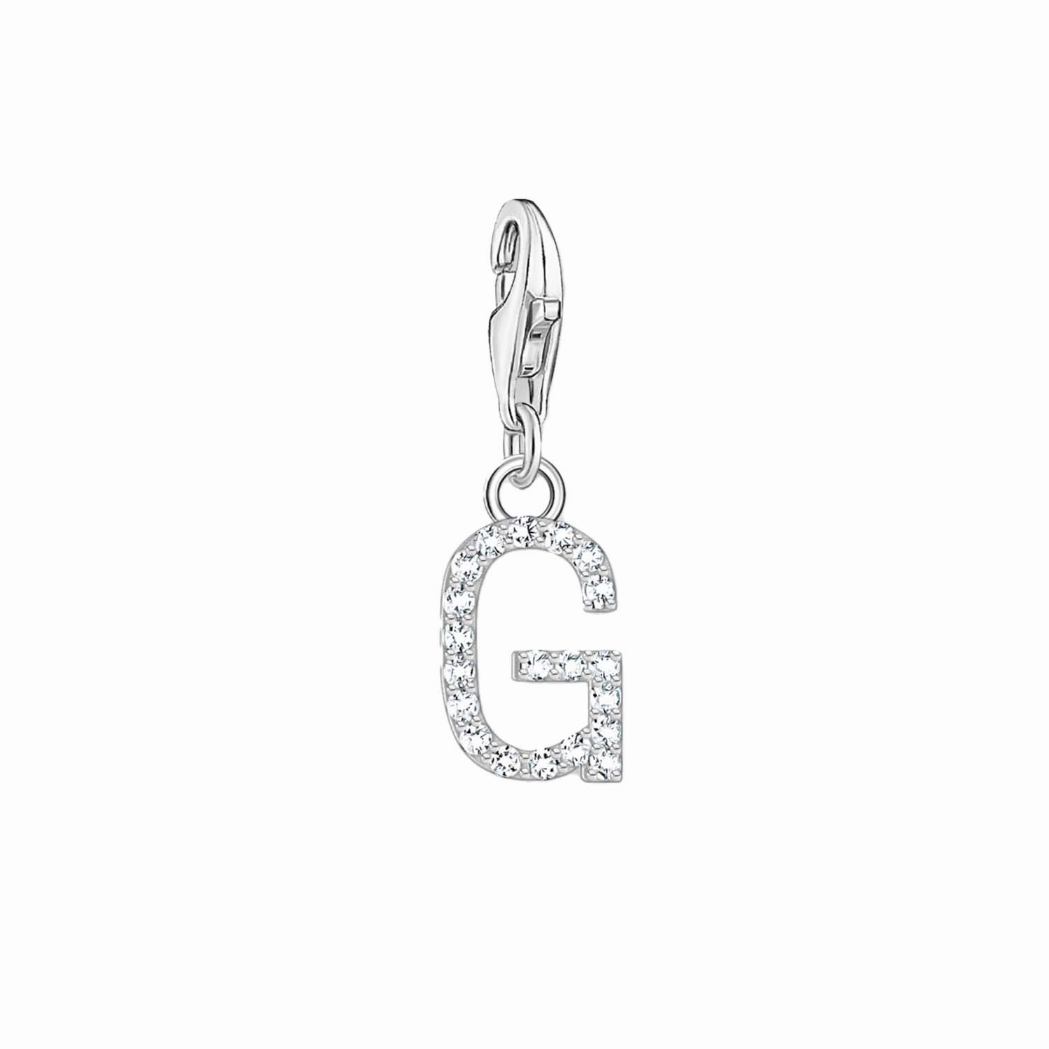 Thomas Sabo Charmista Sterling Silver Letter G Charm Pendant