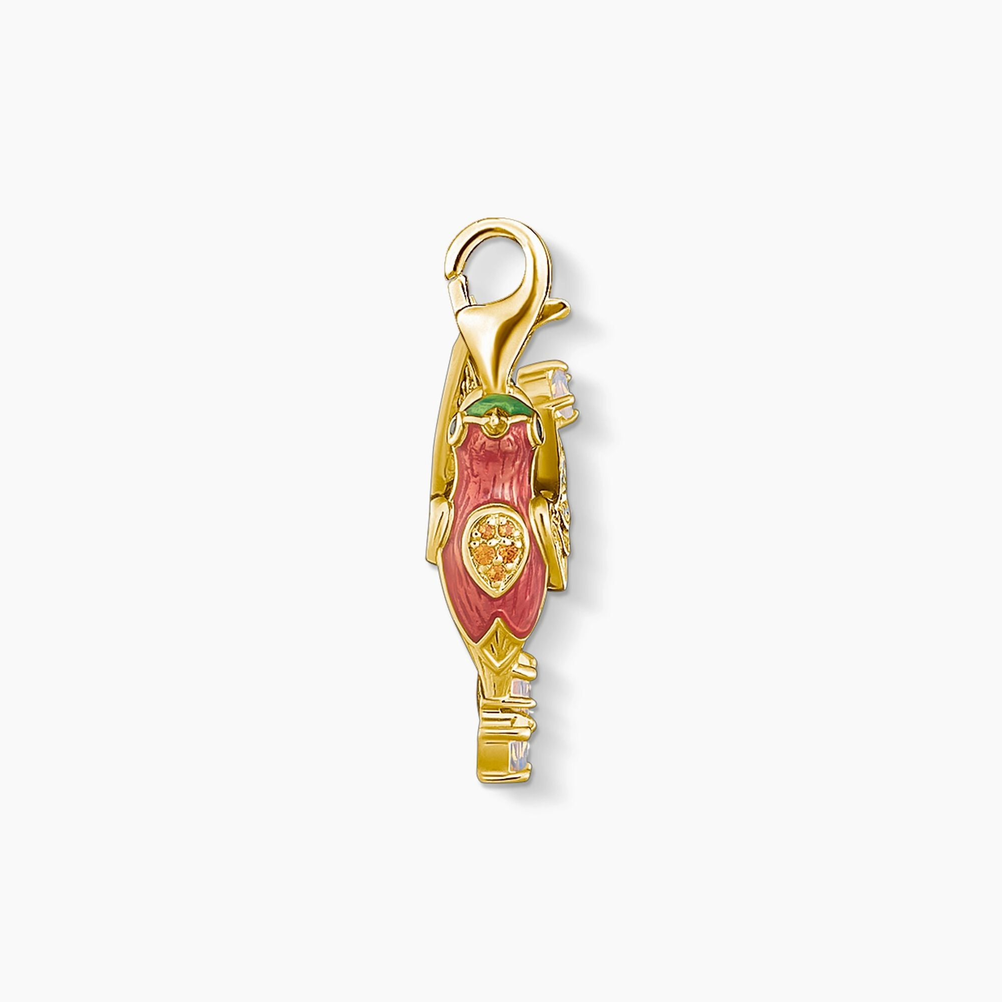 Thomas Sabo Gold Colourful Hummingbird Pendant Charm